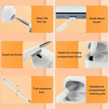 1 Cái, Bút Vệ Sinh Tai Nghe, Bộ Dụng Cụ Làm Sạch Đa Năng 3 Trong 1 Với Bàn Chải Mềm Cho Tai Nghe Không Dây, Hộp Sạc Tai Nghe, Phụ Kiện, Máy Tính, Bàn Phím - Nhiều màu - Xem 11