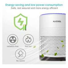 Air Purifiers - H13 HEPA Air Filter Purifier For 99.97% Dust, Pollen, Mold Spores, Pets Hair, Asthma, Smoke, Sleep Mode And Night Light Air Purifiers For Bedroom Office Living Room - 彩色 - 查看 6