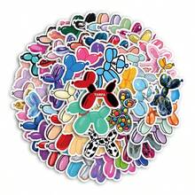 60pcs Balloon Dog Cartoon Graffiti Stickers Decoration, Cell Phone Case, Guitar, Skateboard, Car Luggage Stickers - Multicolor - View 4