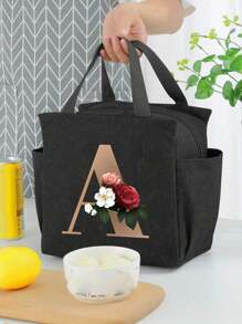 1 Pc Insulin Cooler Travel Case For Portable Handbag Insulated Cooling Organizer Bag For Insulin Pen And Other Medication Supplies School Organizer Bags Teacher Storage Bags Classroom Bags Classroom Organizer BagsLunch BagWomanLunch Box Bag For Women LadiesSchool Supplies Stuff Accessories - Black - View 4