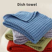 Set Of 3 Random Color Kitchen Towels, Woven Dish Towels, Kitchen Rags, Soft Absorbent Kitchen Hand Towels For Cleaning Cooking Home Hand Towel Hand Towel Set. Absorbent Hand Towels Are Made Of Soft Microfiber And Are Suitable For Use In Kitchens And Bathrooms - Multicolor - View 1