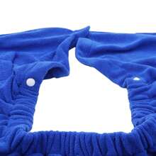 Khăn quấn spa tắm nam có túi, khăn quấn khi tắm cho phòng tắm hơi, ký túc xá đại học, hồ bơi, phòng tập thể dục, bãi biển, phòng thay đồ, phòng tắm - Màu xanh lam - Xem 7