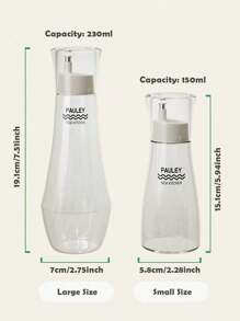 1 件 150ml/230ml 玻璃油分配器瓶，橄榄油分配器，带防滴喷雾器盖、醋喷雾器头、防漏、易于清洁、餐桌调味瓶