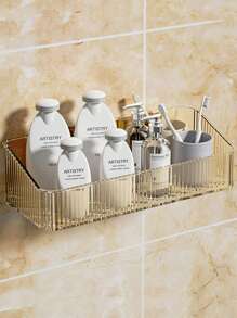 1 件豪华浴室收纳架，壁挂式收纳篮，适用于马桶、梳妆台、圣诞礼物 - 彩色 - 查看 13