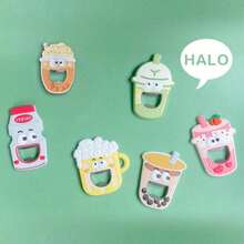 1 件，厨房小工具，夏季啤酒开瓶器，奶茶杯，磁吸冰箱，瓶粘器，开瓶器，派对 - 彩色 - 查看 2