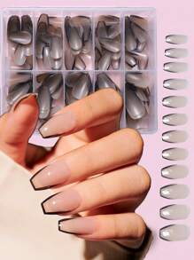 240 szt. Krótkie paznokcie Różowe paznokcie Białe francuskie Średnie migdałowe kwadratowe szpiczaste Jasna twarz Fałszywe paznokcie (czerwony, czarny, jasnoniebieski, niebieski, biały, naciśnij na paznokcie Kształt migdała Naciśnij na paznokcie Młode dziewczyny Paznokcie akrylowe Przezroczysty zestaw do paznokci migdałowych na pomysł na prezent. Naciśnij On Paznokcie Kształt migdała Prasa na paznokciach Młode dziewczyny Paznokcie akrylowe Zestaw do paznokci w kolorze przezroczystym migdałowym Na pomysł na prezent Paznokcie Migdały Kacze paznokcie Gwoździe do trumienki Paznokcie letnie Paznokcie typu French Tip - Wielokolorowe - Zobacz 1