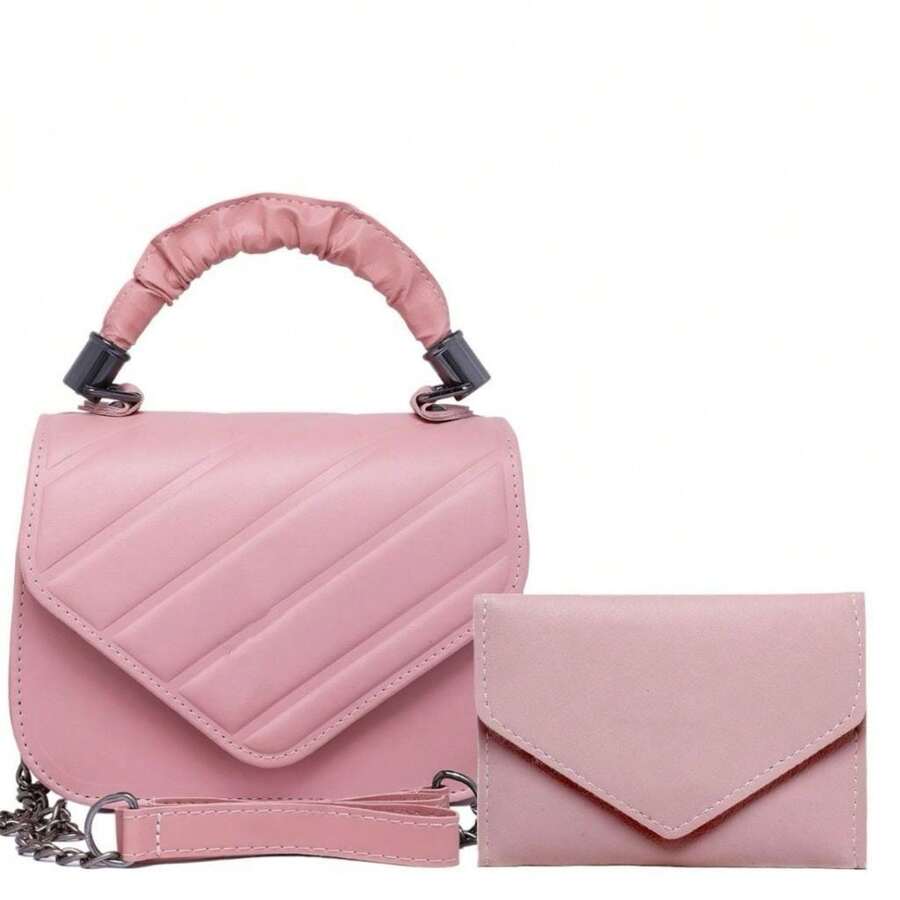 Women Shoulder Bags - Màu Hồng baby - Xem 1