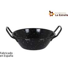 Inde Honda Embroidered Marbled Paella Pan 18Cm With 0.9 Liter Capacity Vitrified Steel Deep And Embroidered Design | Paella Pan With Uniform Heat Distribution, A Marbled And Versatile Aesthetic And Ideal For Long Recipes - Multicolor - View 1