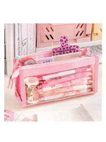 For LABUBU,Back To School Stationery Large Capacity 6-Layer Pencil Case, Solid Color Large Capacity Pencil Case Multi-Layered Pencil Case Solid Color Pencil Case Large Capacity Pencil Case Storage Tools Storage Bag,Cute Pencil Case Stationery