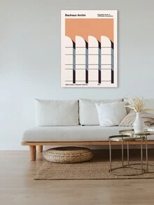 1入組無框帆布牆藝油畫海報，以太陽照耀的背景凸顯代表性的阿姆斯特丹建築，適用於城市裝飾和旅行愛好者，並可放置於客廳或辦公室 - 彩色 - 查看 6