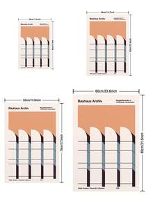 1入組無框帆布牆藝油畫海報，以太陽照耀的背景凸顯代表性的阿姆斯特丹建築，適用於城市裝飾和旅行愛好者，並可放置於客廳或辦公室 - 彩色 - 查看 7