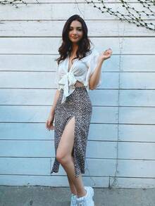 Women Skirts - Brown - View 4