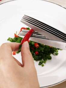 1入組多層蔬菜和蔥切割器，3/5層 - 綠色 - 查看 9