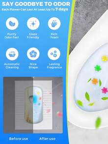 Toilet Cleaning Gel, Various Odor Toilet Cleaning Gel, Floral Bathroom Deodorant, Deodorant Gel, Bathroom Air Freshener, Suitable For Toilet, Bathroom And Cleaning Supplies - Multicolor - View 4
