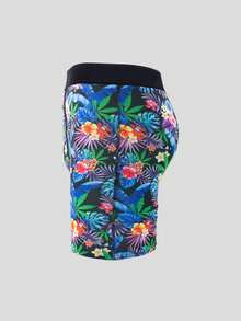 3pcs/Pack Men's Printed Long Trunks Underwear - Multicolor - View 3