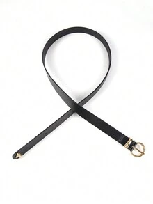 Spring/Summer Vintage Skinny Black/Camel Bee Waist Belt, All-Match Silk Dress Waistband