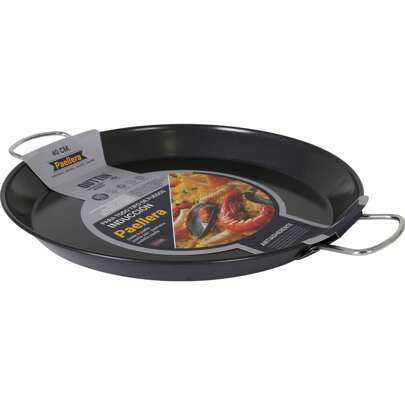 Inde | PAELLA DE INDUÇÃO ANTIADERENTE 40CM - Panela de paella antiaderente versátil e durável - Panela de paella antiaderente adequada para indução - Panela de paella antiaderente Tamanho ideal para paellas - Panela de paella antiaderente Cozinhe com facilidade e precisão