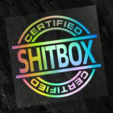 1入組「認證爛斃了」有趣的車輛貼紙，適用於筆記型電腦窗戶、桿裝飾 - 彩色 - 查看 12