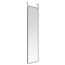LIVINGANDHOME Living And Home Full Length Mirror With Rounded Corners Door Hanging - Black - View 4