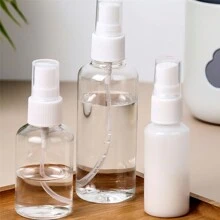 4pcs Refillable Fine Mist Spray Bottle Set, 30/50/100ml Travel Perfume Atomizer Containers