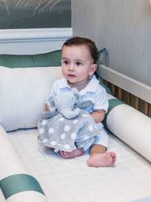 Naninha Para Bebê Hipoalérgica Menina E Menino Elefante