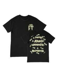 Playera Corrido Tumbado Lo Pienso T Shirt - Negro - Ver 2