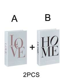 1pc/2pcs/3pcs Foldable Simulated Book Decoration, Modern Minimalist Decorative Books For Living Room Bookshelf, Home And Office Decorative Props, Designer Photography Props, Life-Sized Decorative Faux Books, Suitable For Homes, Offices, Hotels, Cafes, Shops, Live Broadcast Bookshelves, Handicraft Accessory Display Shelves, TV Cabinet Photo Props, Desk And Cabinet Decor Best Gifts Birthday Graduation