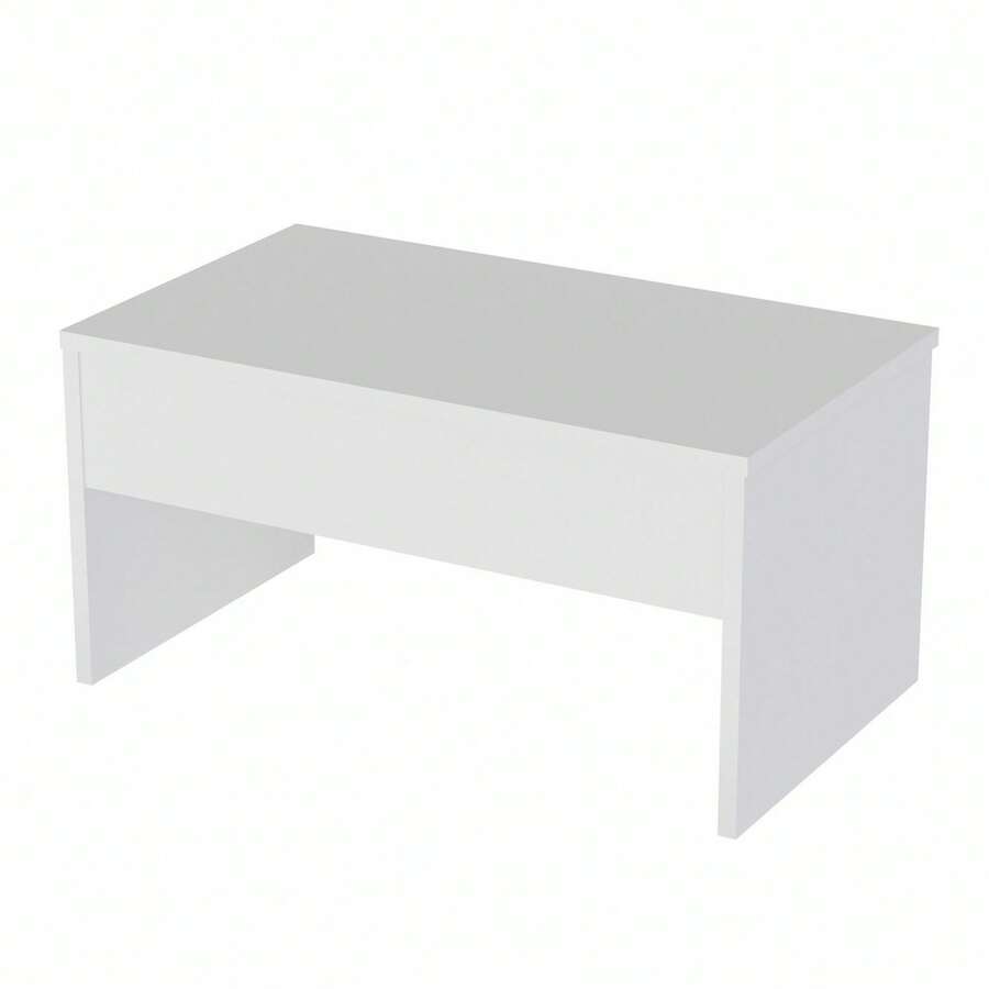 Well Home Tavolino,100% truciolato impiallacciato melaminico, colore Bianco - Multicolore - Visualizzare 1