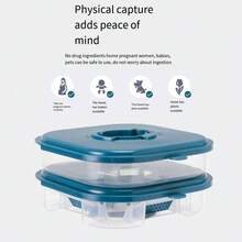 1入組蟑螂捕捉器家用蟑螂誘餌盒，強力防蒼蠅控制昆蟲捕獲器，適用於廚房/浴室 - 蟑螂捕捉器 - 查看 4