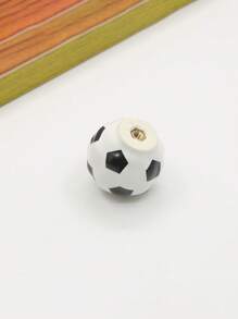 1 pieza Perilla de puerta de armario / zapatero / armario en forma redonda con diseño de bola de dibujos animados