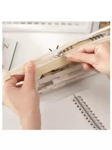 För LABUBU, Tillbaka till skolan pappersvaror stor kapacitet 6-lagers pennfodral, enfärgat stor kapacitet pennfodral flerskiktat pennfodral enfärgat pennfodral stor kapacitet pennfodral förvaringsverktyg förvaringsväska, sött pennfodral pappersvaror - En storlek passar alla - Visa 9