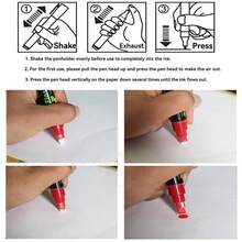 1入組/ 8入組LED寫字板專用螢光筆，可塗繪螢光顏色且能擦除，電子粉筆標記筆 - 彩色 - 查看 9
