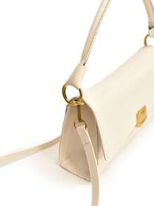 Dedoo 黑色腋下法棍包，2024新款高级质感小众手提包，今年非常流行。