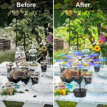 Effective Mosquito Repellent And Fly Repellent Fan With Soft Blades, Ideal For BBQ And Picnic Nights (2 Packs) - Black - View 7