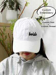 Embroidered 'Bride' & 'Babe' Hats For Bachelorette Celebrations, Bridal Party Baseball Caps - Vintage Baseball Cap - View 12