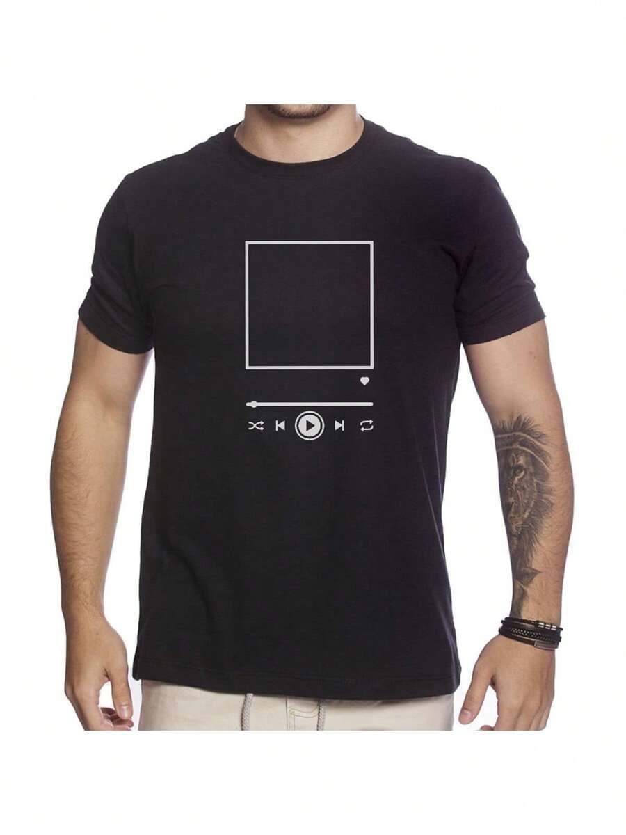 Men T-Shirts - màu đen - Xem 1