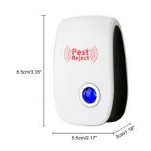 Dazone 6 Pack Ultrasonic Pest Control Repeller US Plug-In Reject Rat Mouse Mice Spider Roaches Home Indoor Electronic Repellent - White - View 10