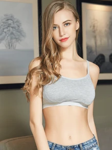 4pcs Women's Multicolor Sports Bras, Please Order One Size Up As It Runs Small - Multicolor - View 6