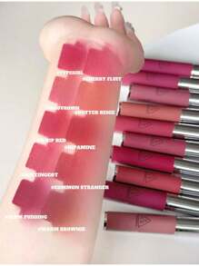 3CE Blurry Lip Gloss - #MAUVROWN | Creamy Smooth Texture, Ultimate Matte Finish | Long-Lasting Color, Nourishing Formula | Korean Cosmetics, Gift Set - #MAUVROWN - View 3