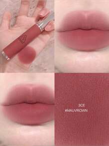 3CE Blurry Lip Gloss - #MAUVROWN | Creamy Smooth Texture, Ultimate Matte Finish | Long-Lasting Color, Nourishing Formula | Korean Cosmetics, Gift Set - #MAUVROWN - View 2