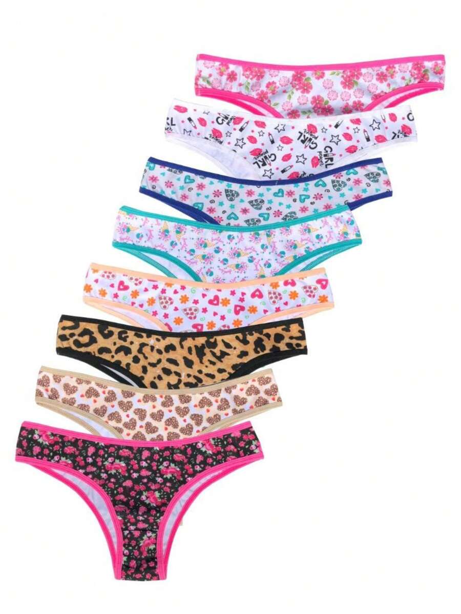Kit 05 WOMEN'S Comfort Panties (Plain And/Or Printed) - Nhiều màu - Xem 1