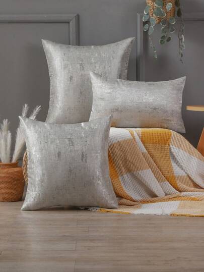 Miater 1入組提花靠墊套不附帶墊芯