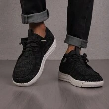 Men's Breathable Mesh Slip-On Sports Walking Shoes, Summer New Style, Lightweight And Odor-Resistant