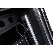 Mobile Charging Cart And Cabinet For Tablets Laptops 30-Device With Combination Lock--Black - Black - View 2