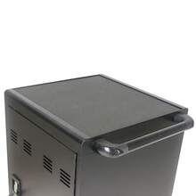Mobile Charging Cart And Cabinet For Tablets Laptops 30-Device With Combination Lock--Black - Black - View 10
