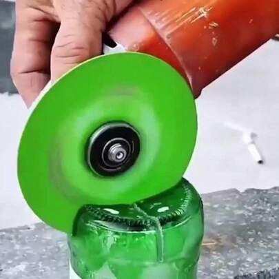 1 件装 100 毫米玻璃切割盘水钻锯片适用于角磨机，工具配件