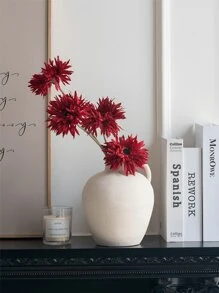 1支/2支/4支欧式雏菊仿真花，45厘米向日葵仿真花，适用于家居花瓶装饰、餐厅、卧室、插花、婚礼、新娘捧花、腕花、胸花DIY、生日派对装饰、情人节、新年礼物、秋季农舍装饰、毕业礼物、花园装饰、户外植物、园艺、仿真花、秋季装饰