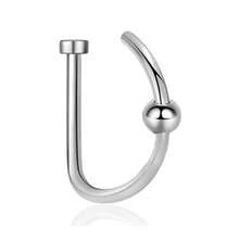 1 Máy Tính 18 Đồng Hồ Đo Mũi Vòng Vòng Bộ D Hình Mũi Mỏng Xuyên Vòng Vách Ngăn Môi Tragus Sụn Đôi Khuyên Tai Vòng dành Cho Nữ - Nhiều màu - Xem 5