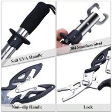 Kit 3Pcs Alicate De Pesca E Ferramentas Multifuncionais Para Os Lábios De Peixe - Preto - Visão 9