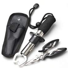 Kit 3Pcs Alicate De Pesca E Ferramentas Multifuncionais Para Os Lábios De Peixe - Preto - Visão 2